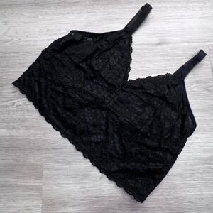 Torrid Curve Black Floral Lace Bralette Wireless Unlined Plus Size 3 10408104